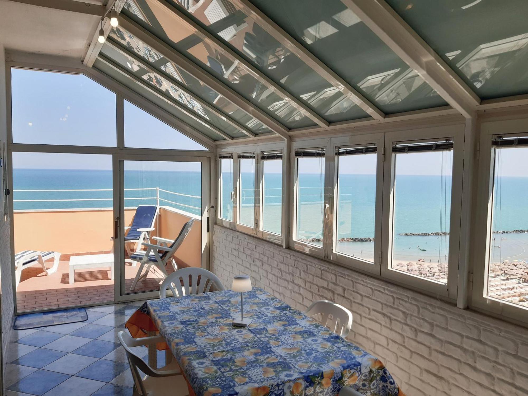 Ferienwohnung La Terrazza Sul Mare Montesilvano Marina Exterior foto